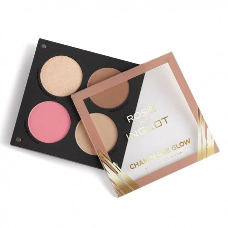Rosie For Inglot Champagne Glow Afterglow Skin Palette