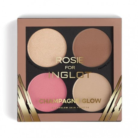 Rosie For Inglot Champagne Glow Afterglow Skin Palette